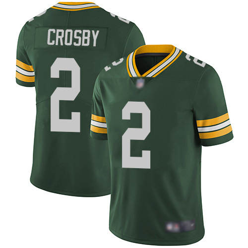 Green Bay Packers Limited Green Youth 2 Crosby Mason Home Jersey Nike NFL Vapor Untouchable